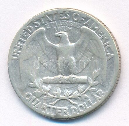 Amerikai Egyesült Államok 1953. 25c Ag T:3 USA 1953. 25 Cents Ag C:F Krause KM#164