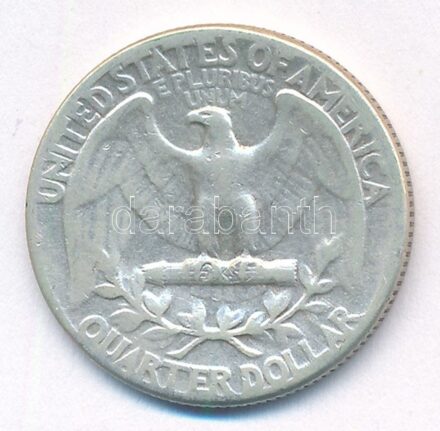 Amerikai Egyesült Államok 1954. 25c Ag T:3 USA 1954. 25 Cents Ag C:F Krause KM#164