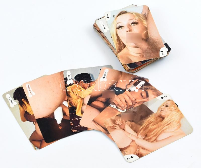 Pornográf franciakártya, 59 lap