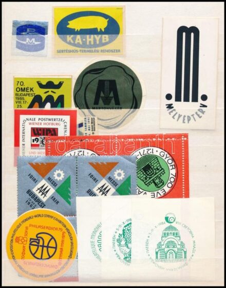 Kis levélzáró tétel közepes berakólap mindkét oldalán