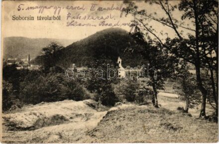 Soborsin, Savarsin; látkép távlatból / general view (Rb)