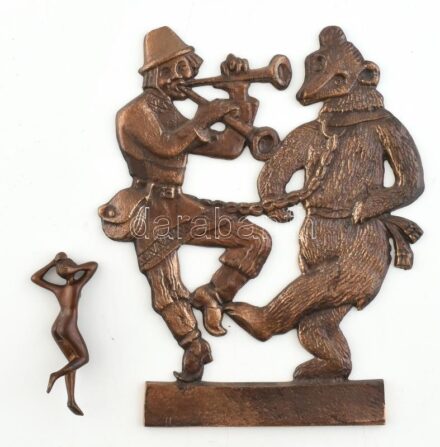 2 db réz figura, m: 8 és 20 cm