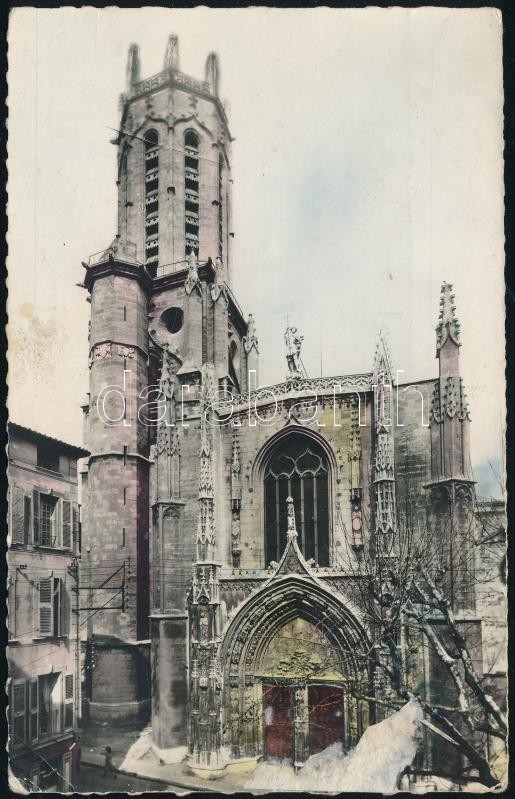 1959 Czóbel Béla festőművésznek küldött francia nyelvű képeslap Michel aláírással (Michel Kellermann?). - Image 2