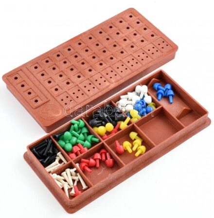 FMV Budaplast 'Gondolkozz' retró logikai játék (torpedó játék), 22x10,5 cm