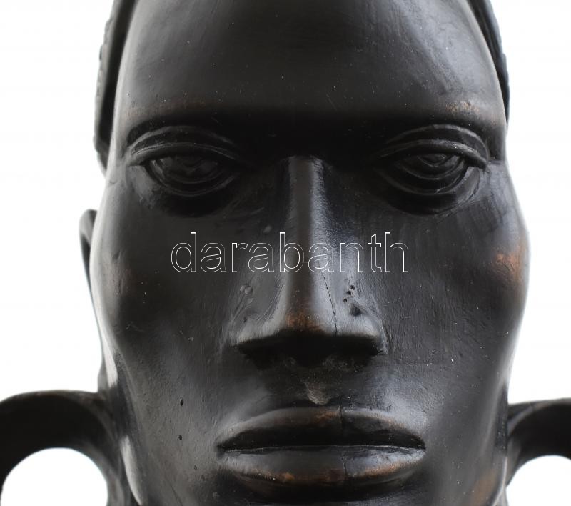 Afrikai faragott fa figura, m:22cm - Image 3