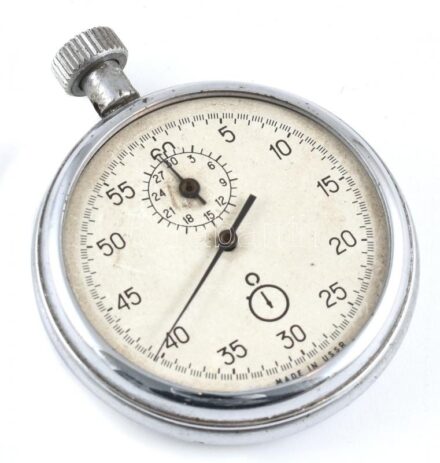 Szovjet stopper, plexi nélkül, működik, d:50mm