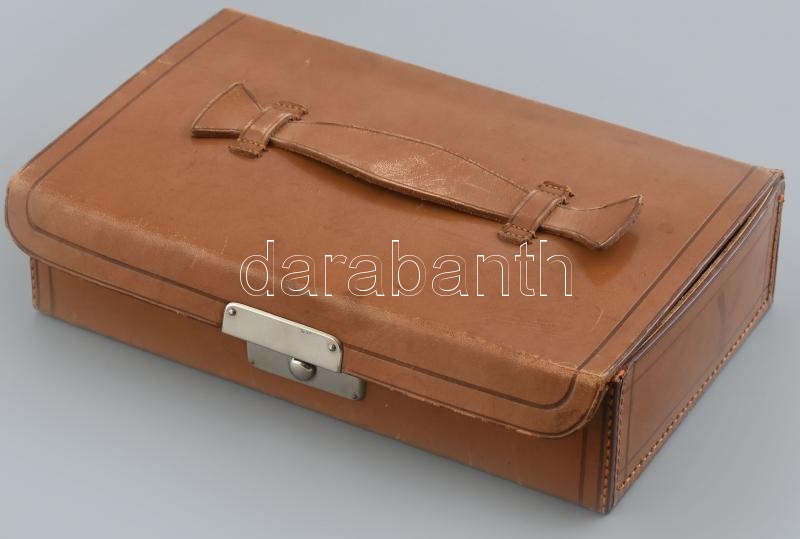 Férfi neszeszer, bőr tokban, 24x15cm - Image 2