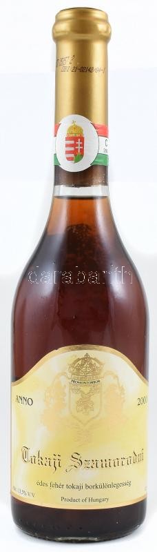 2000 Tokaji Szamorodni, palackozva: Promontorbor Rt., 0,5 l