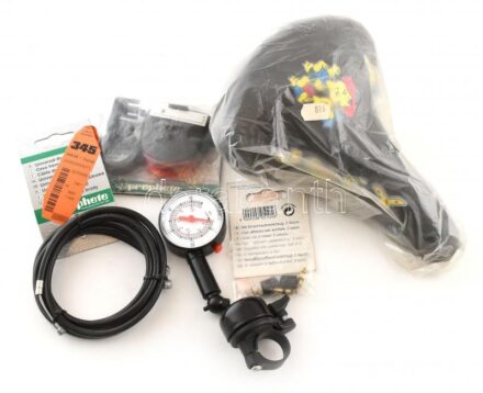 Kerékpáros kiegészítők, tartozékok: gyerek bicikliülés, csengő, elemes lámpa, szelep, keréknyomás-mérő