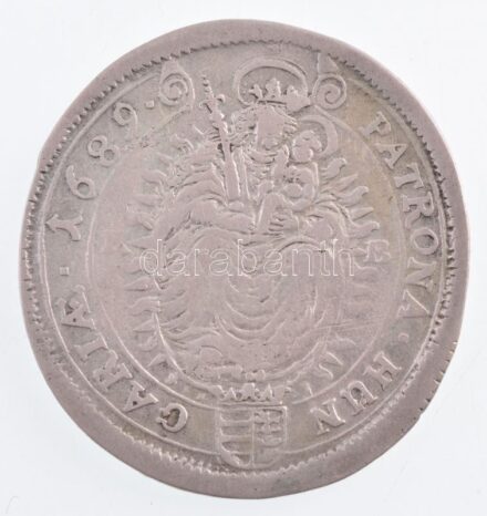 1689K-B 15kr Ag 'I. Lipót' (6,10g) T:1-,2 patina Hungary 1689K-B 15 Kreuzer Ag 'Leopold I' (6,10g) C:AU,XF patina Huszár: 1427., Unger II.: 1062.