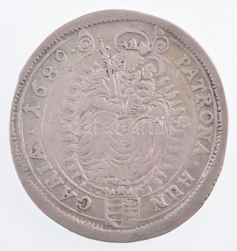 1689K-B 15kr Ag 'I. Lipót' (6,10g) T:1-,2 patina Hungary 1689K-B 15 Kreuzer Ag 'Leopold I' (6,10g) C:AU,XF patina Huszár: 1427., Unger II.: 1062.