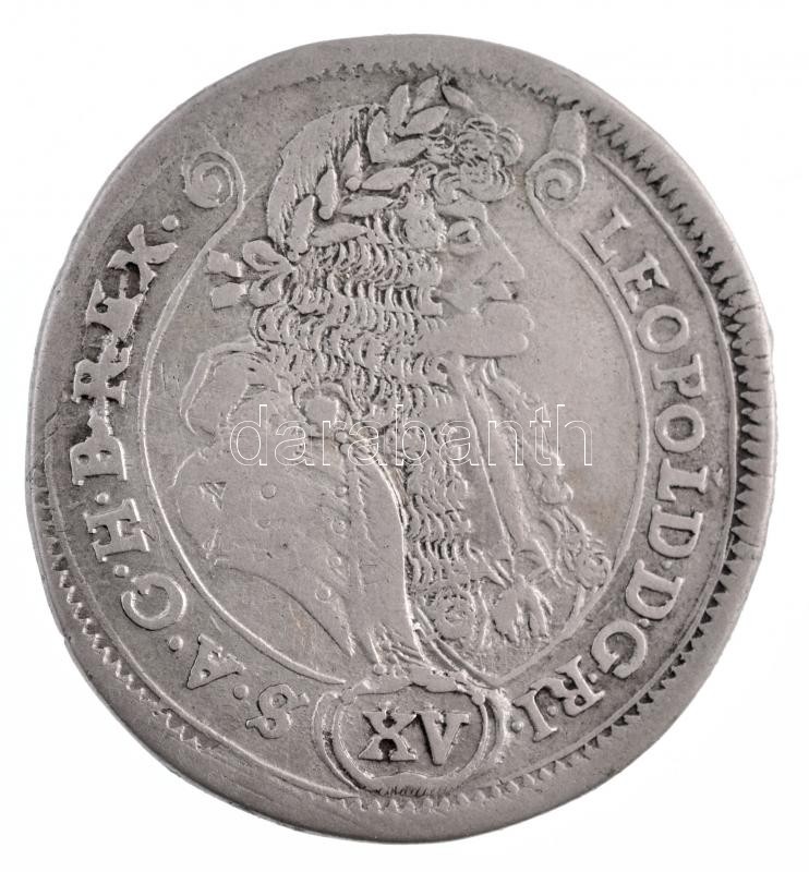 1689K-B 15kr Ag 'I. Lipót' (6,10g) T:1-,2 patina Hungary 1689K-B 15 Kreuzer Ag 'Leopold I' (6,10g) C:AU,XF patina Huszár: 1427., Unger II.: 1062. - Image 2