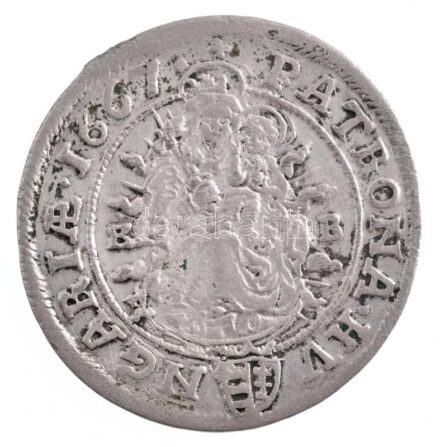 1667K-B 6kr Ag 'I. Lipót' (3,14g) T:2 patina Hungary 1667K-B 6 Kreuzer Ag 'Leopold I' (3,14g) C:XF patina Huszár: 1450., Unger II.: 1072