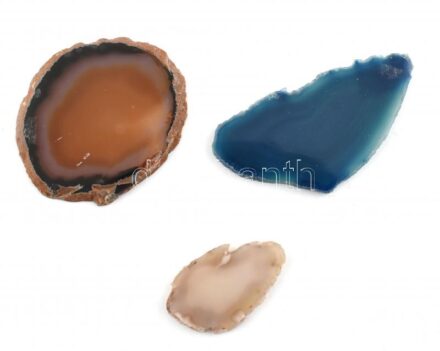 3db achát lap, klf. Szín és méret.