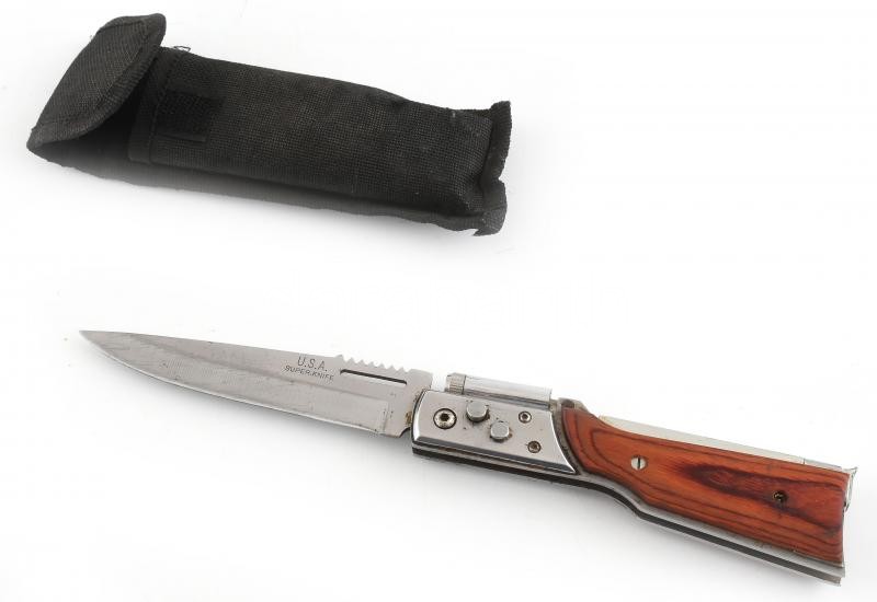 USA super knife, rugós bicska, h:25cm - Image 2