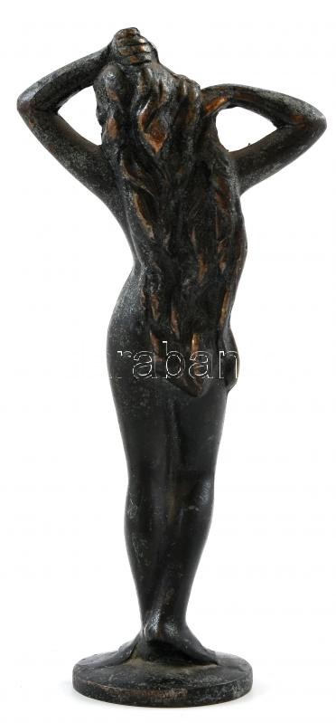Jelzés nélkül: Női akt. Bronz, kopott, m:16cm - Image 2
