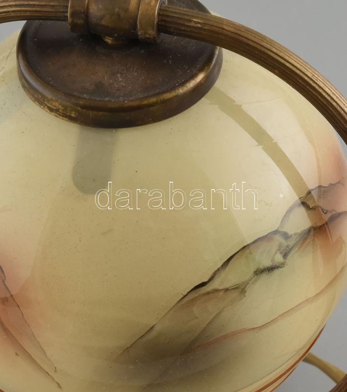 Régi asztali lámpa, működik, E14es foglalattal, m:20cm - Image 2