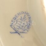 Herendi virágmintás gyertyatartó. Kézzel festett, jelzett, minimális kopással, d. 13 cm, m: 9,5 cm - Image 3