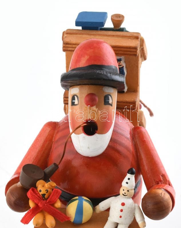 Játékárus, festett fa, hibátlan, m:14cm - Image 2