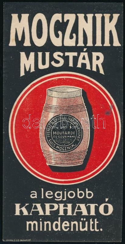 Mocznik mustár számolócédula