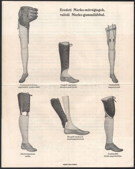 Marks-művégtagok ismertető prospektus