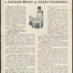 cca 1930 Használati utasítás Savage-mosó és szárítógéphez - Image 2