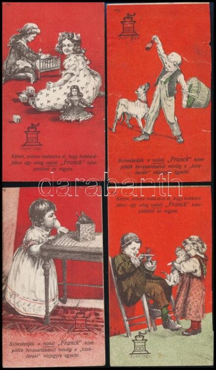 20 db számolócédula, vegyes állapotban