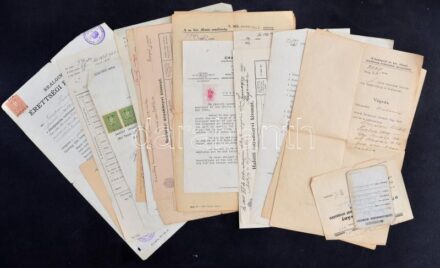 Judaika okmány hagyaték bizonyítványok igazolvány személy és családja részére