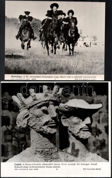 Vegyes MTI sajtófotók, 10 db, 17×22 cm