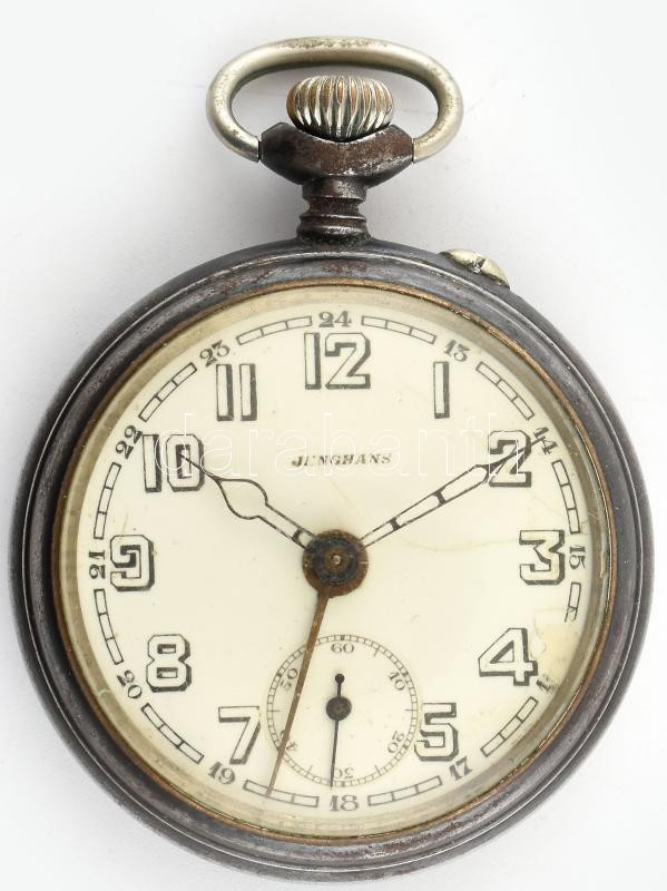 Junghans ébresztős zsebóra. d:50 mm