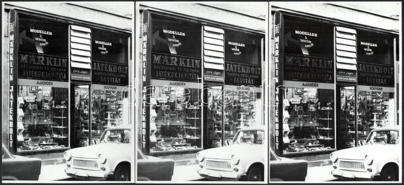 Budapesti Märklin játékbolt (Tóth Lajos) fotói, 8 db, 18×13 cm - Image 3
