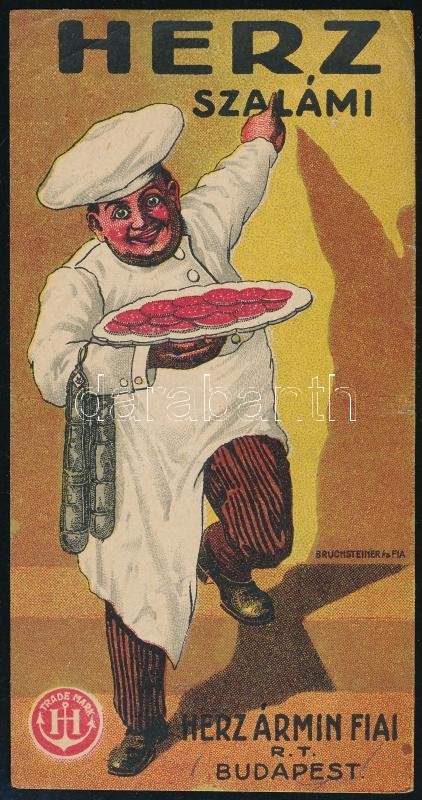 Herz szalámi számolócédula