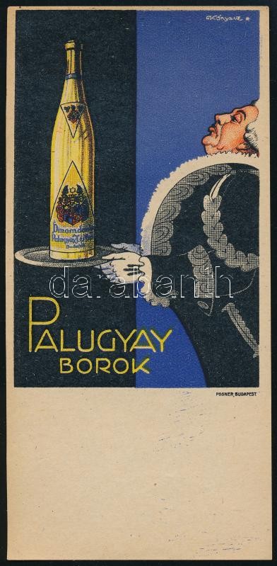 Palugyay borok számolócédula, Kónya Zoltán grafikája