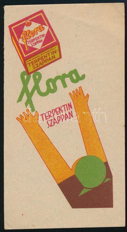 Flora terpentiszappan számolócédula