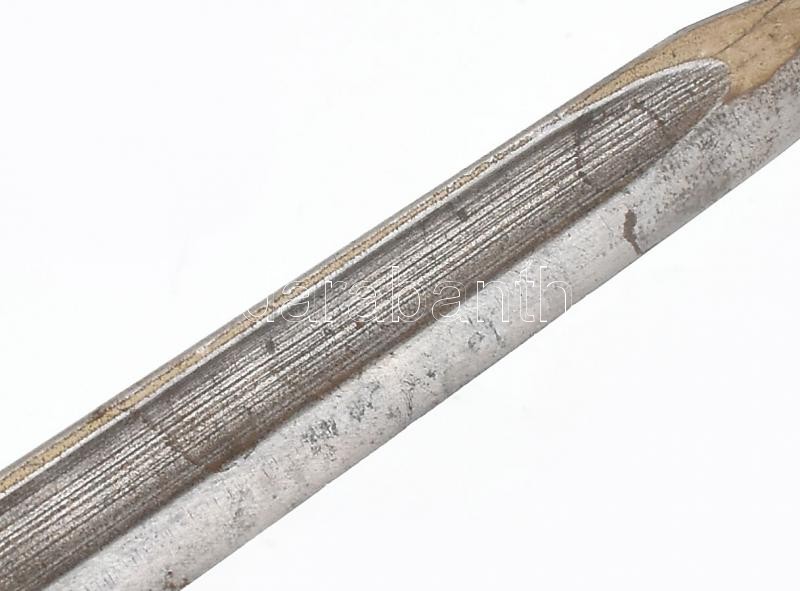 Bajonettből készített csont fogójú tőr. 43 cm - Image 2