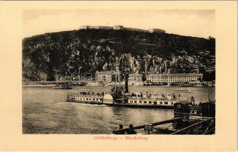 Budapest XI. Gellérthegy, Citadella, 'Hattyú' gőzüzemű ingahajó