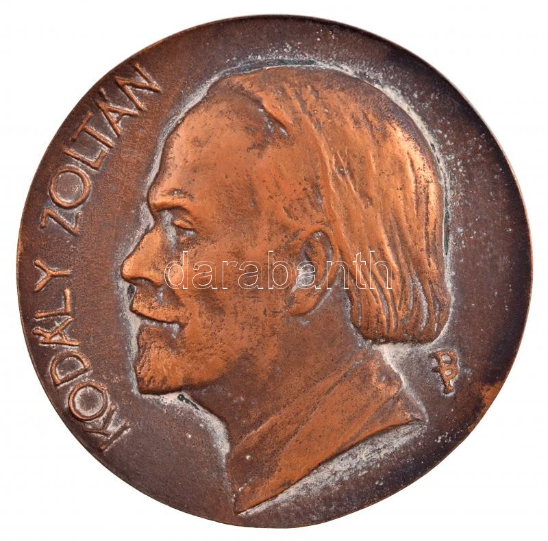 Pátzay Pál (1896-1979) DN 'Kodály Zoltán ' egyoldalas, öntött Br plakett (149g/73mm) T:1 patina / Hungary ND 'Eötvös József 1813-1874' one-sided, cast Br plaque (149g/73mm) C:UNC patina