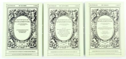 2007 Hadtörténeti Közlemények 120. évfolyam 1., 3., 4. szám