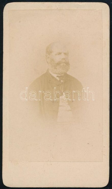 Vizitrkátya cca 1870 Nack Ede nevesített fotó