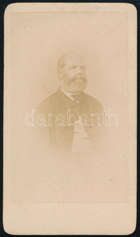 Vizitrkátya cca 1870 Nack Ede nevesített fotó