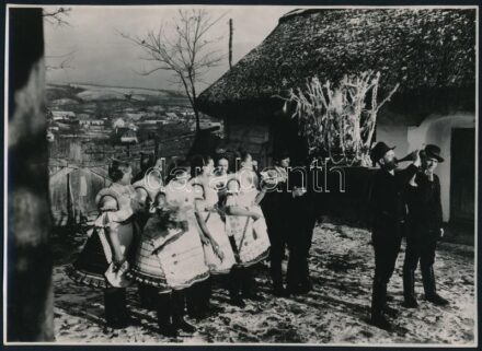 (Barka?)szentelésre készen, fotó, 12×17 cm