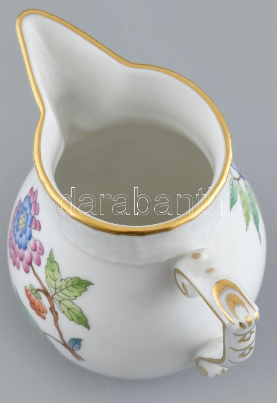 Herendi Viktória mintás tejkiöntő. Kézzel festett, jelzett, hibátlan m 9 cm - Image 2