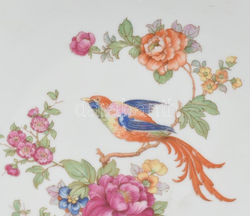 Zsolnay paradicsommadaras tányér, 1 db , kopásnyomokkal, jelzett, d: 24 cm - Image 2