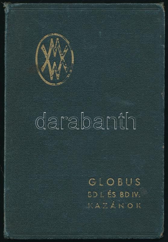 cca 1930 Weiss Manfréd Művek Globus kazánok képes ismertetője. 50p. Egészvászon kötésben. - Image 3