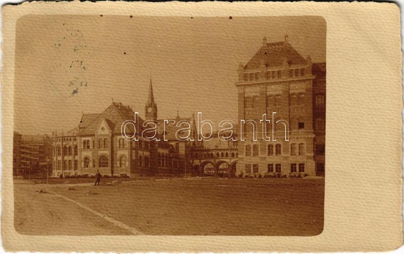 1911 Budapest XI. M. kir. József Műegyetem (Műszaki egyetem) főépülete. photo