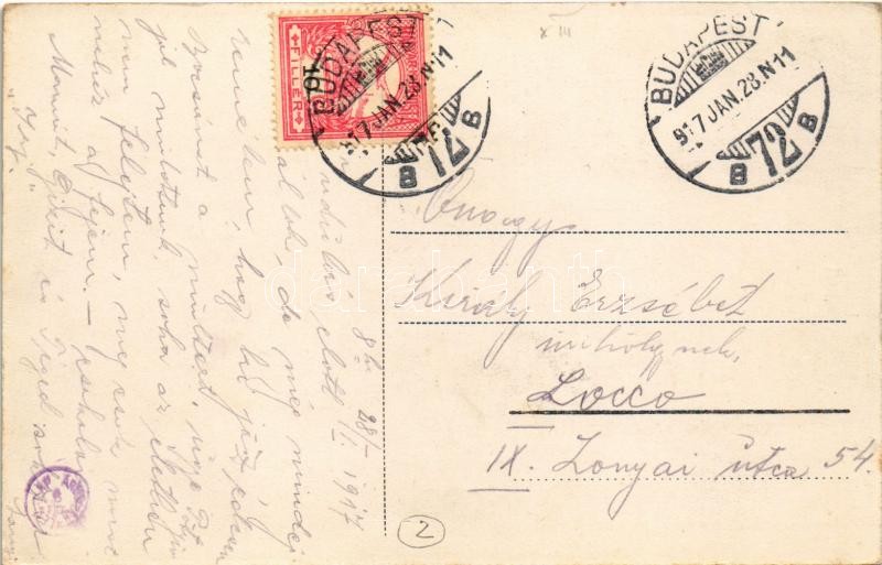 1917 Budapest XIII. Margitszigeti kápolna - Image 2