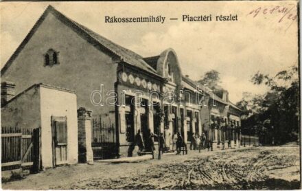 1928 Budapest XVI. Rákosszentmihály, Piac tér