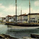 1906 Crikvenica, Cirkvenica; kikötő, vitorlás / port, sailing ship