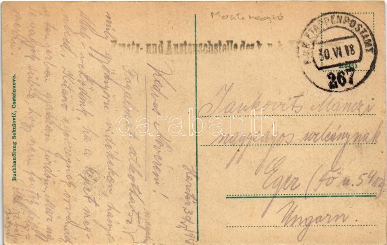 1918 Herceg Novi, Castelnuovo; Austro-Hungarian steamer 'Vermac' - Image 2