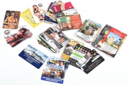 ca 1990-2000 Egy doboznyi vegyes kártyanaptár